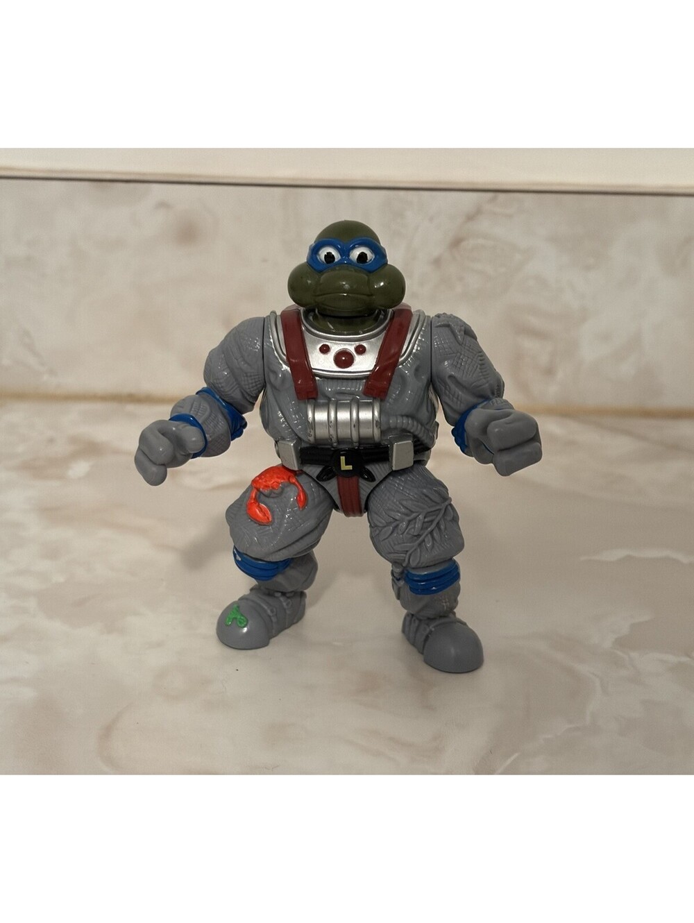 Vintage 1995 Teenage Mutant Ninja Turtles TNMT Deep Sea Diver Leonardo Figure